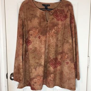 Vintage Suede-Like Cambodian Style Tunic💕